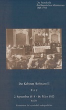 Cover Ministerratsprotokolle Ehberger klein